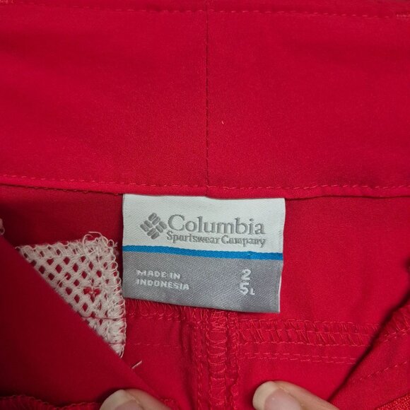 Columbia Womens Red Size 2  Lightweight Quick-Dry Outdoor Activewear Shorts - Picture 8 of 8